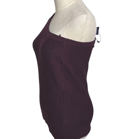 Rebecca Minkoff Deep Grape Purple Off-the-Shoulder Sweater NWT - Picture 5 of 7